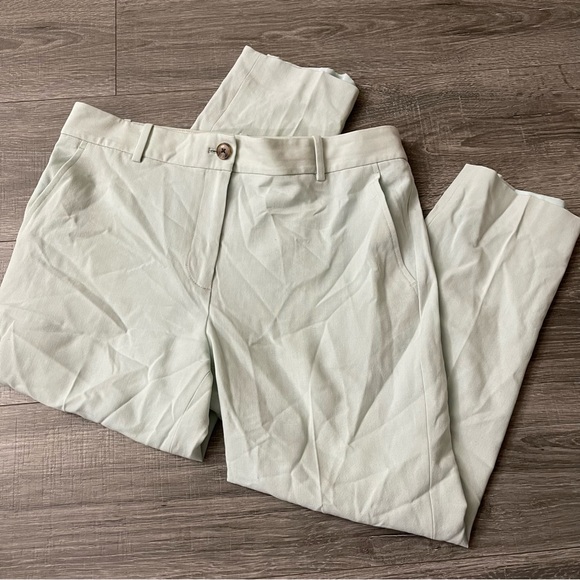 J. Crew Pants - J Crew Teal Light Mint Career Pants Size 6